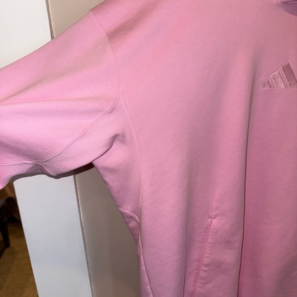 Adidas Light Pink Pullover Hoodie (L) - Picture 3 of 6